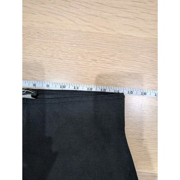 SALVATORE FERRAGAMO Vintage Black Cotton Pencil Skirt Women’s Size L - Picture 5 of 7